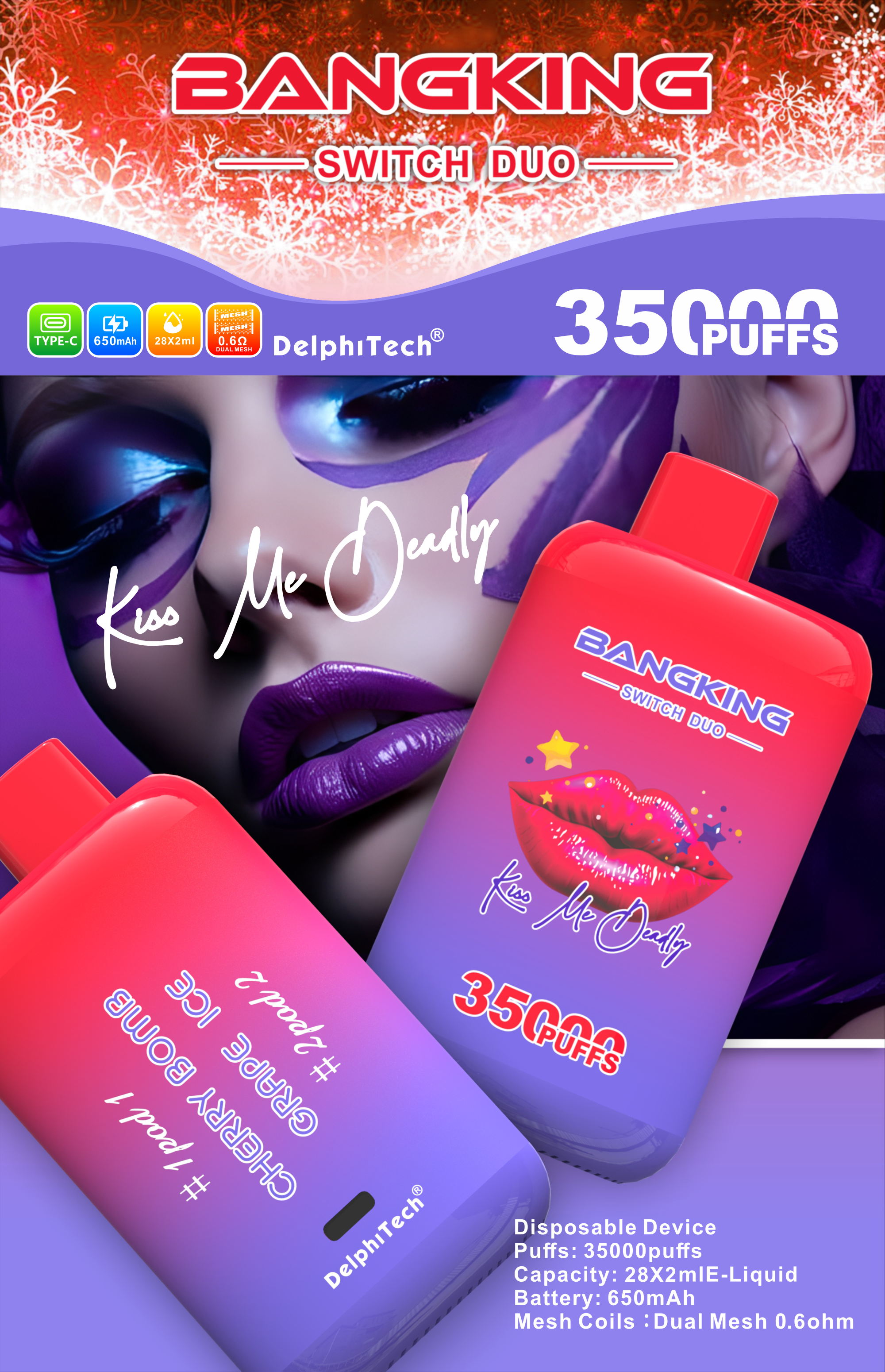 BANGKING 35000PUFFS DSK045 EU warehouse in stock 10pcs/set