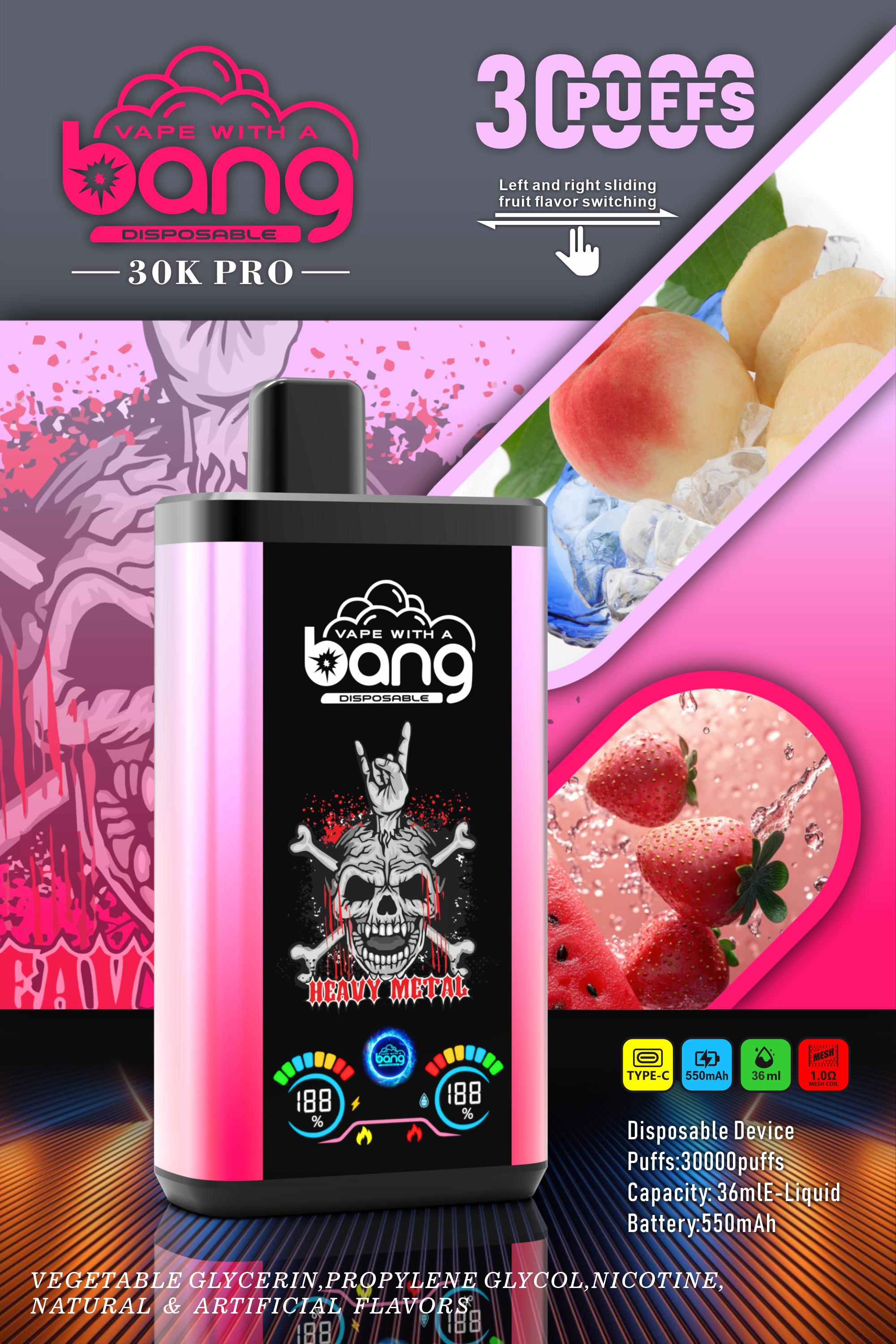 BANG 30000 PUFFS  DSK018 in stock 10pcs/set