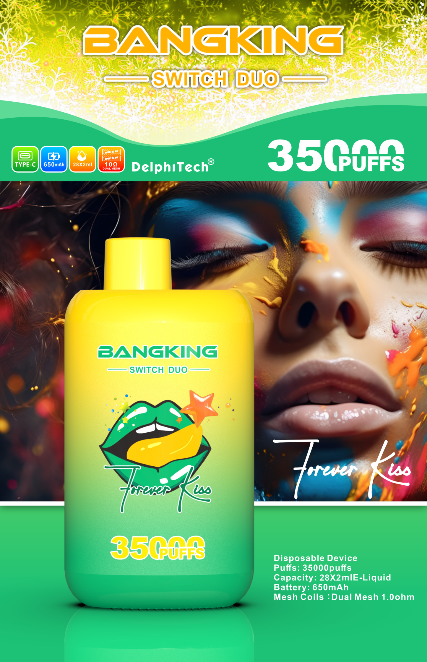 BANGKING 35000PUFFS DSK045 EU warehouse in stock 10pcs/set