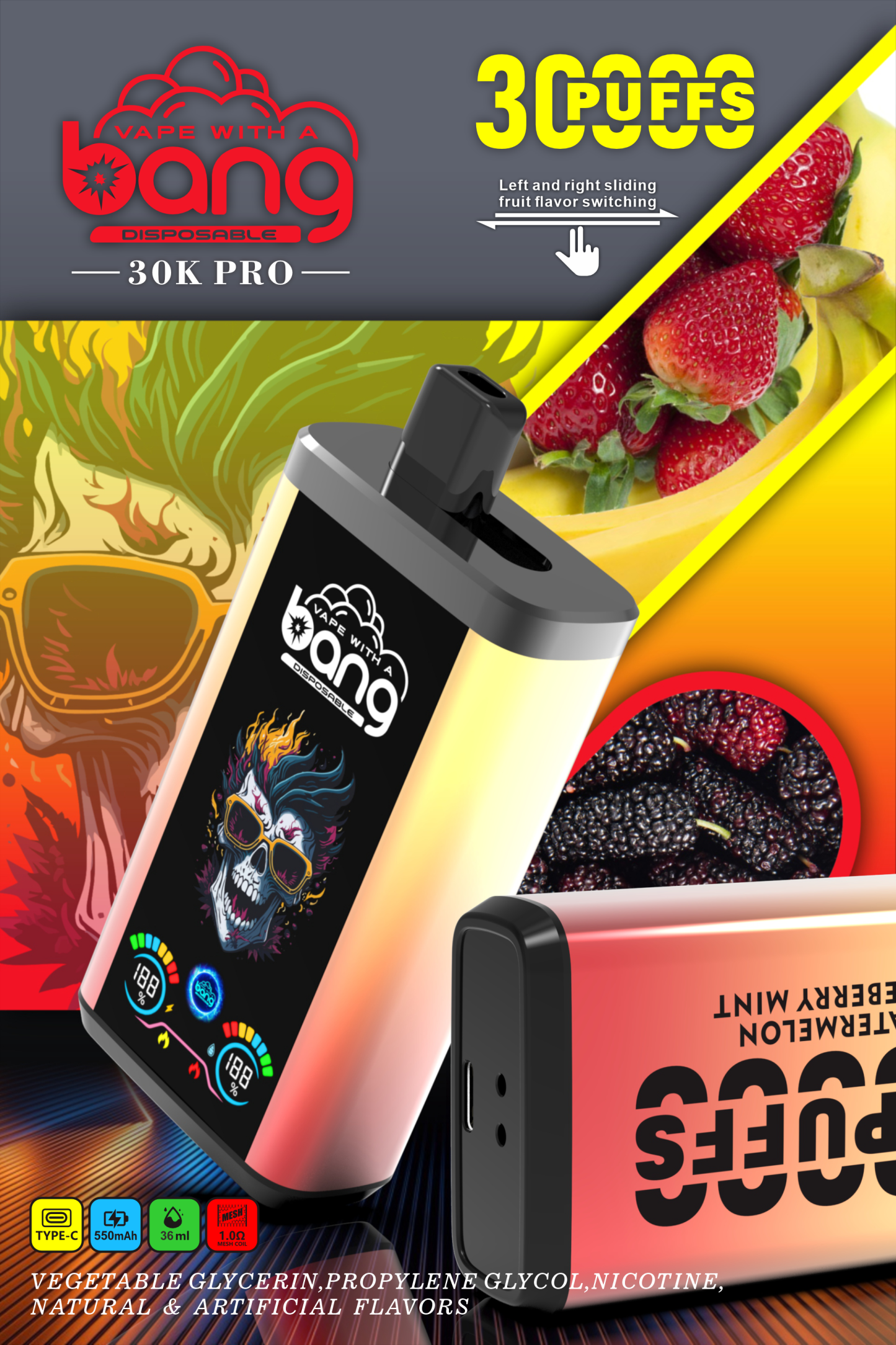 BANG 30000 PUFFS  DSK018 in stock 10pcs/set