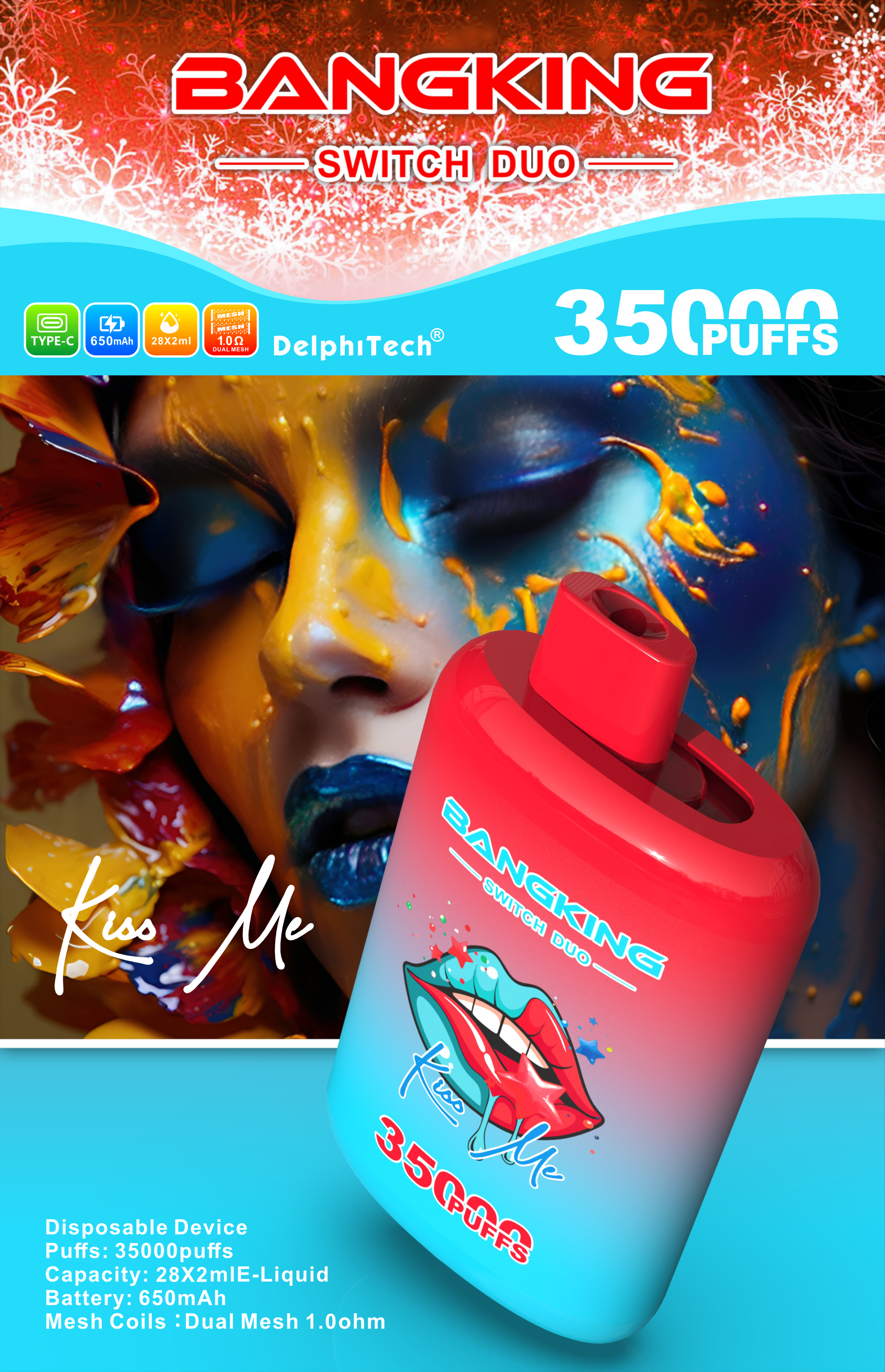 BANGKING 35000PUFFS DSK045 EU warehouse in stock 10pcs/set