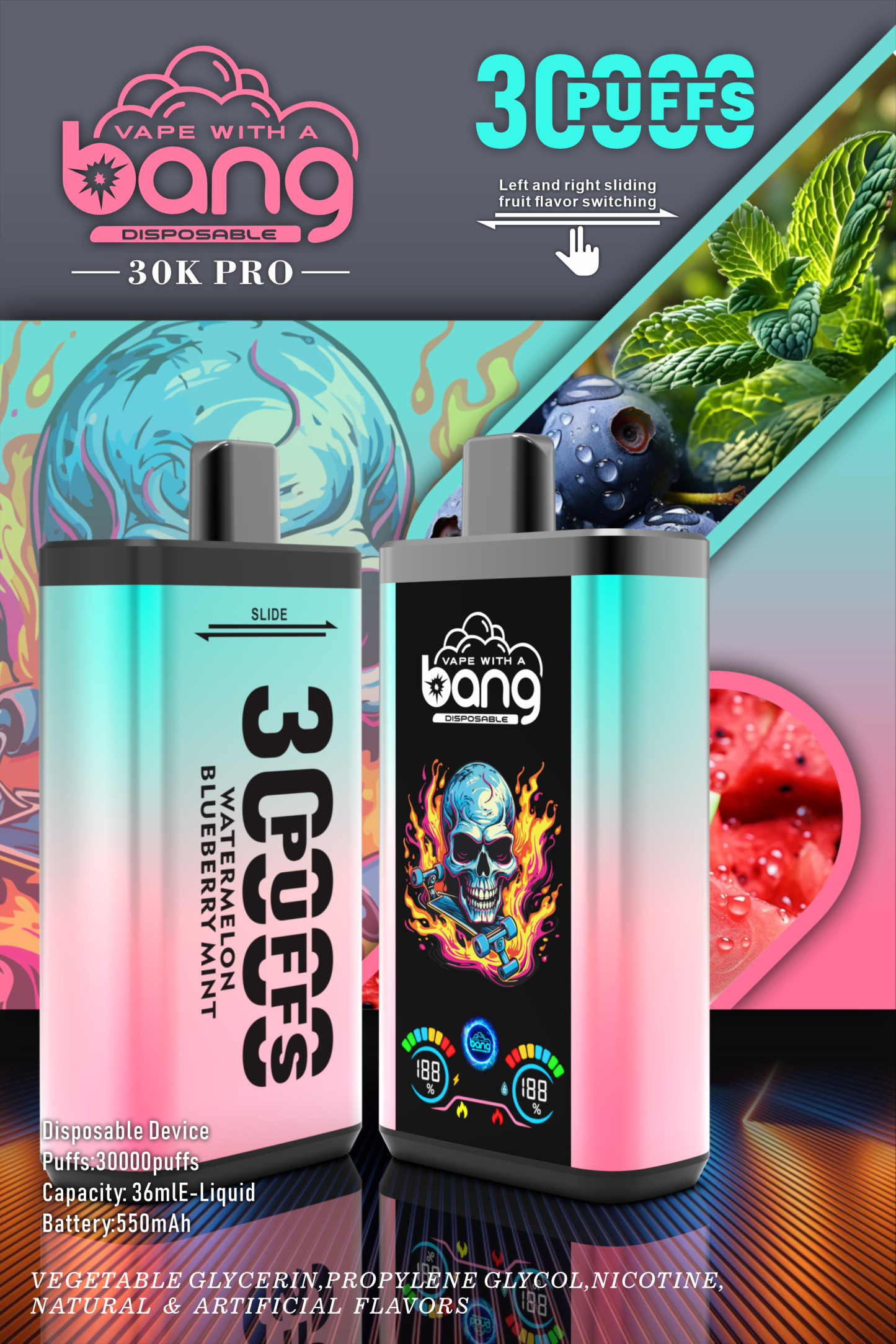 BANG 30000 PUFFS  DSK018 in stock 10pcs/set