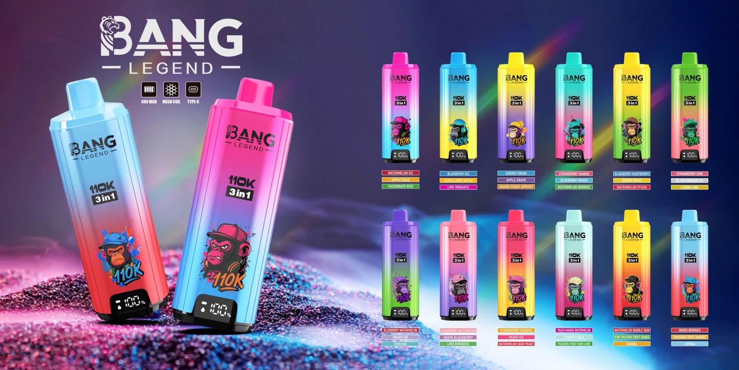 【New Arrival】BANG LEGEND 110000 puffs DSK063 10pcs/set