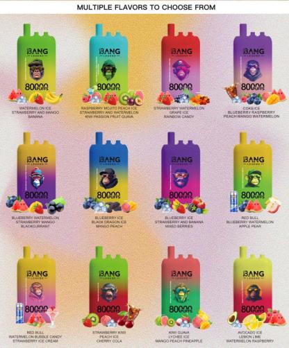 Bang 80000 PUFFS DSK056 in stock 10pcs/set