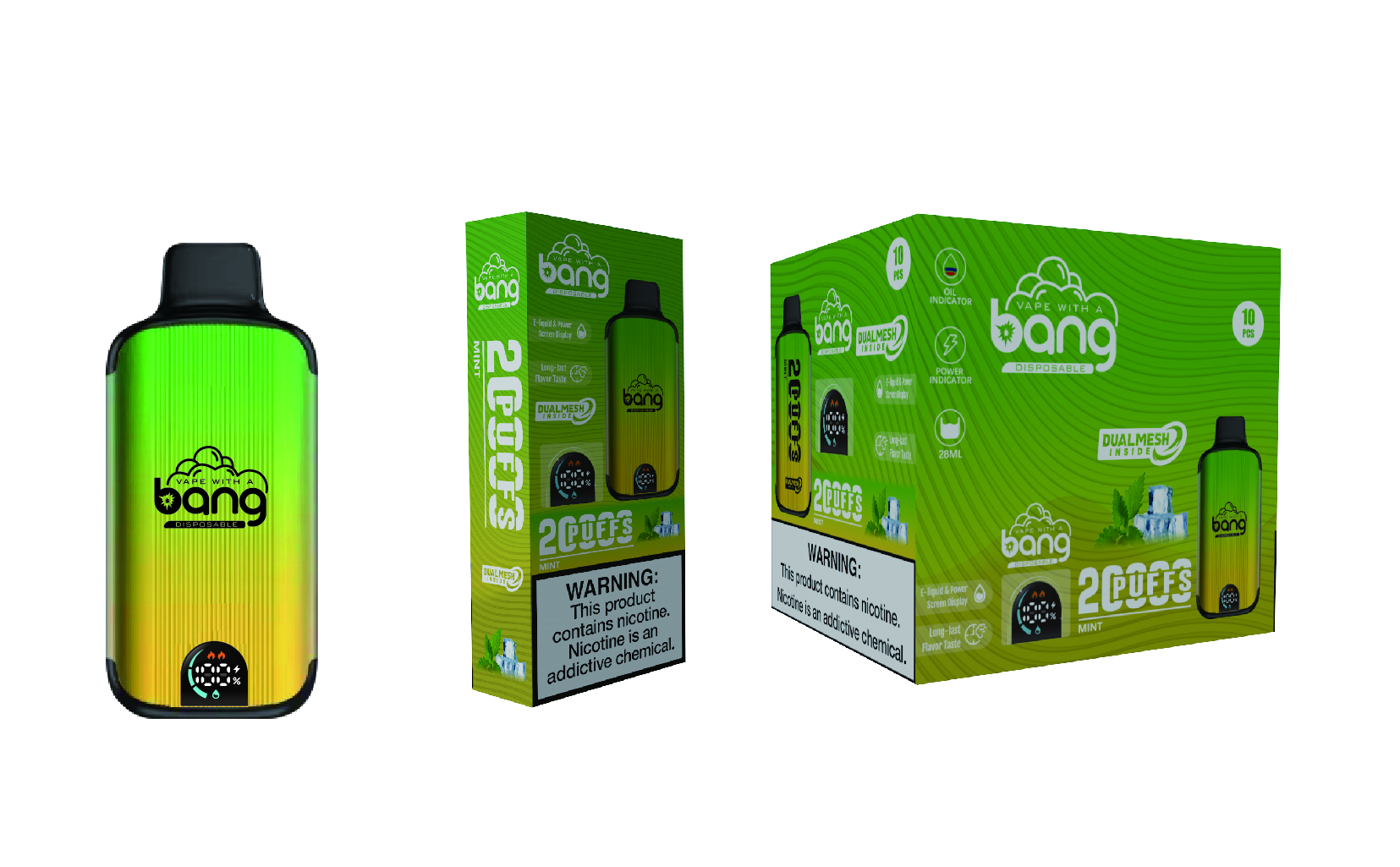 BANG  20000 PUFFS DSK001 in stock 10pcs/set