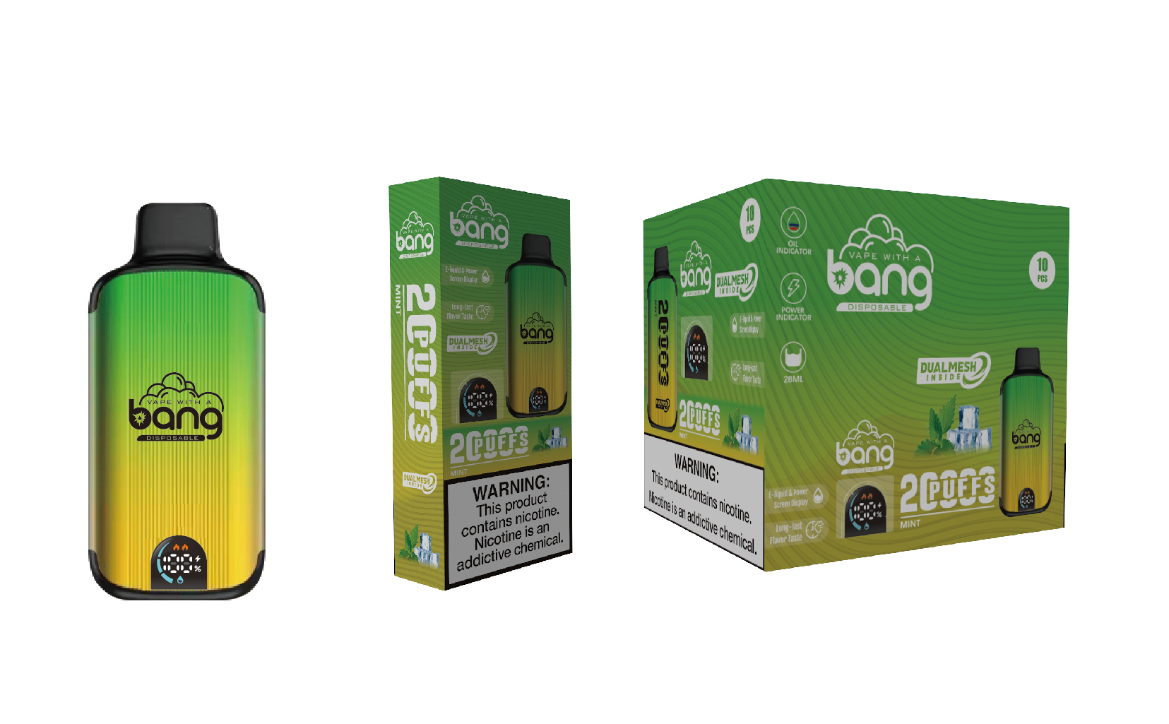 BANG  20000 PUFFS DSK001 in stock 10pcs/set