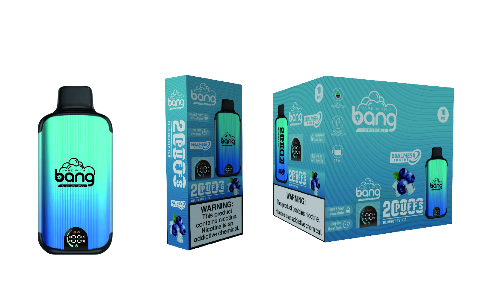 BANG  20000 PUFFS DSK001 in stock 10pcs/set