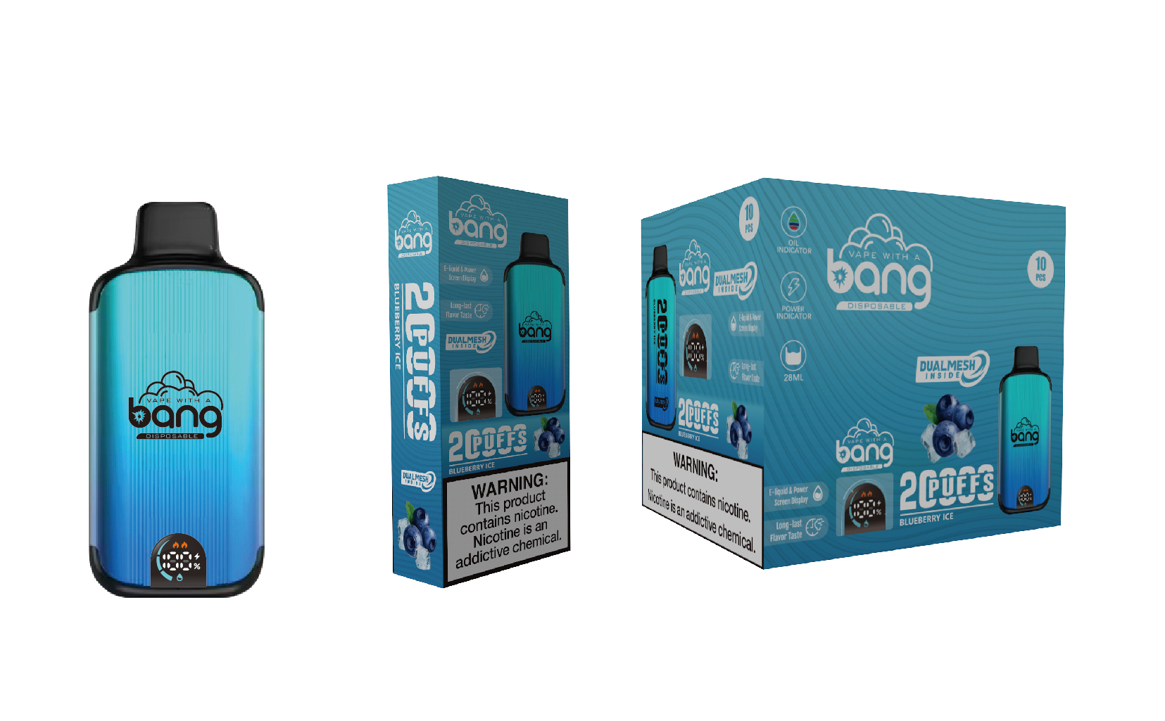 BANG  20000 PUFFS DSK001 in stock 10pcs/set