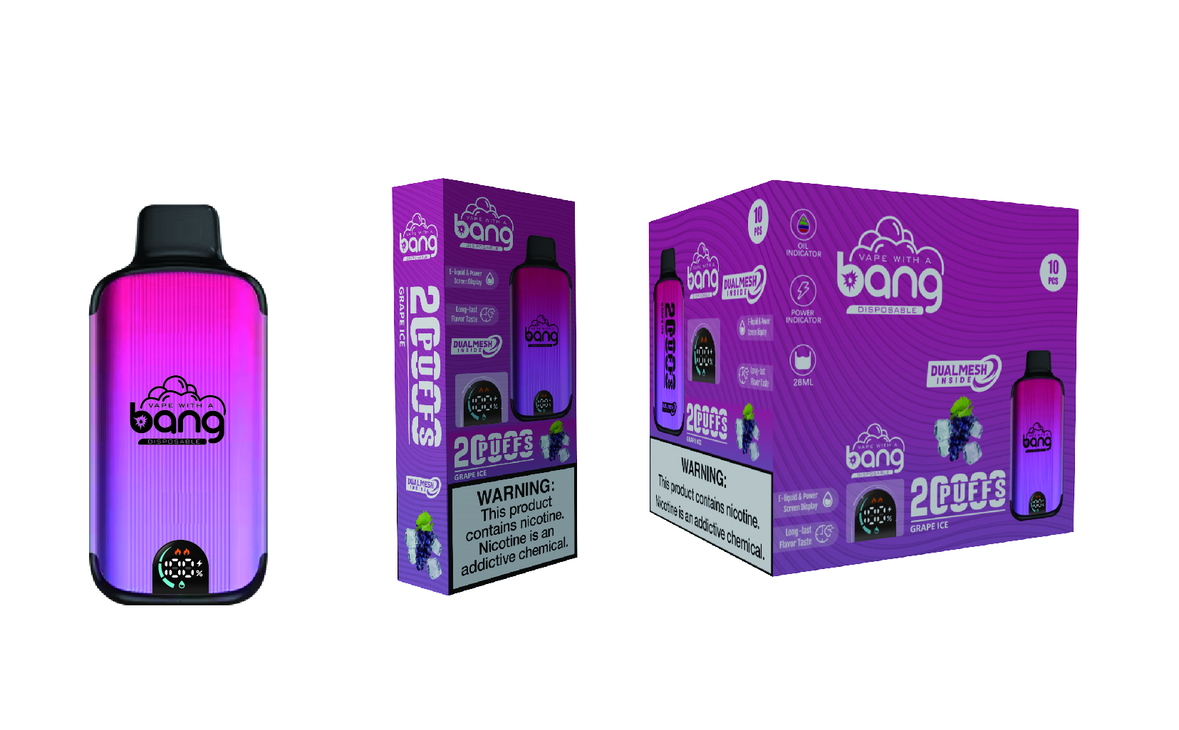 BANG  20000 PUFFS DSK001 in stock 10pcs/set