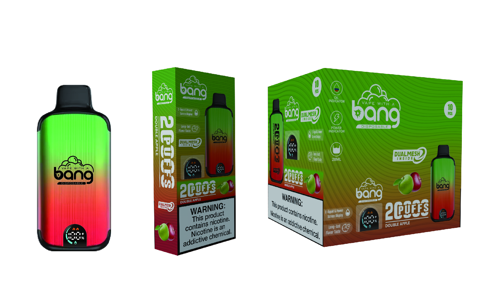 BANG  20000 PUFFS DSK001 in stock 10pcs/set