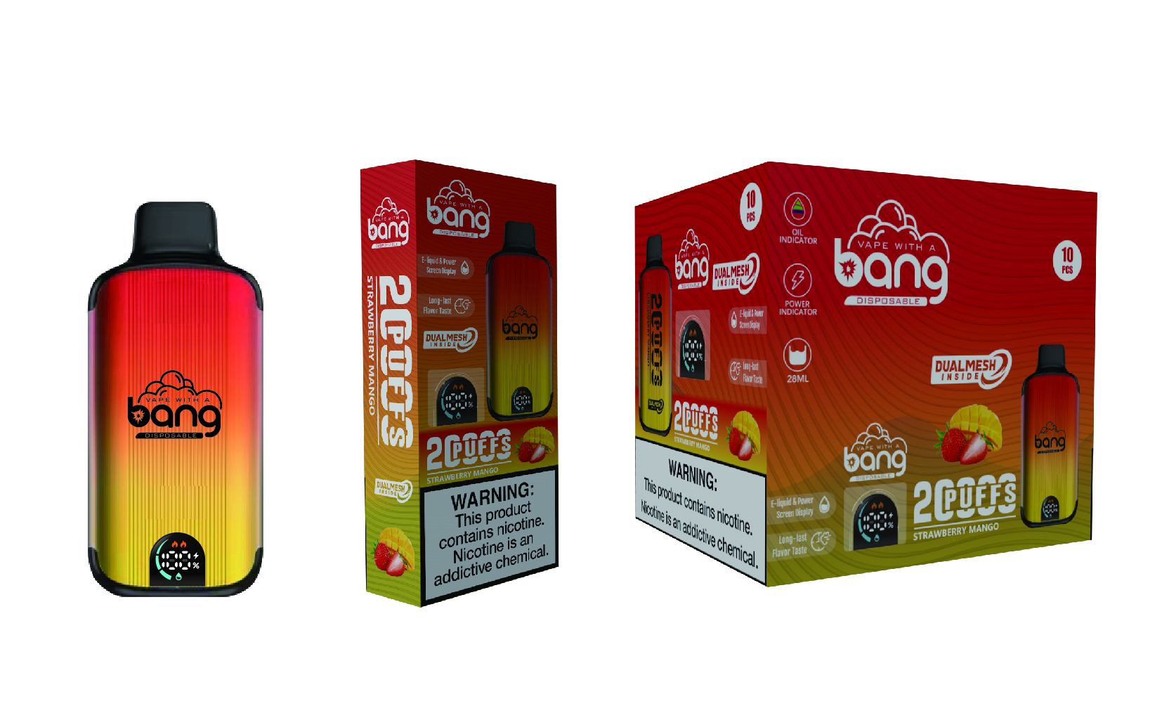BANG  20000 PUFFS DSK001 in stock 10pcs/set