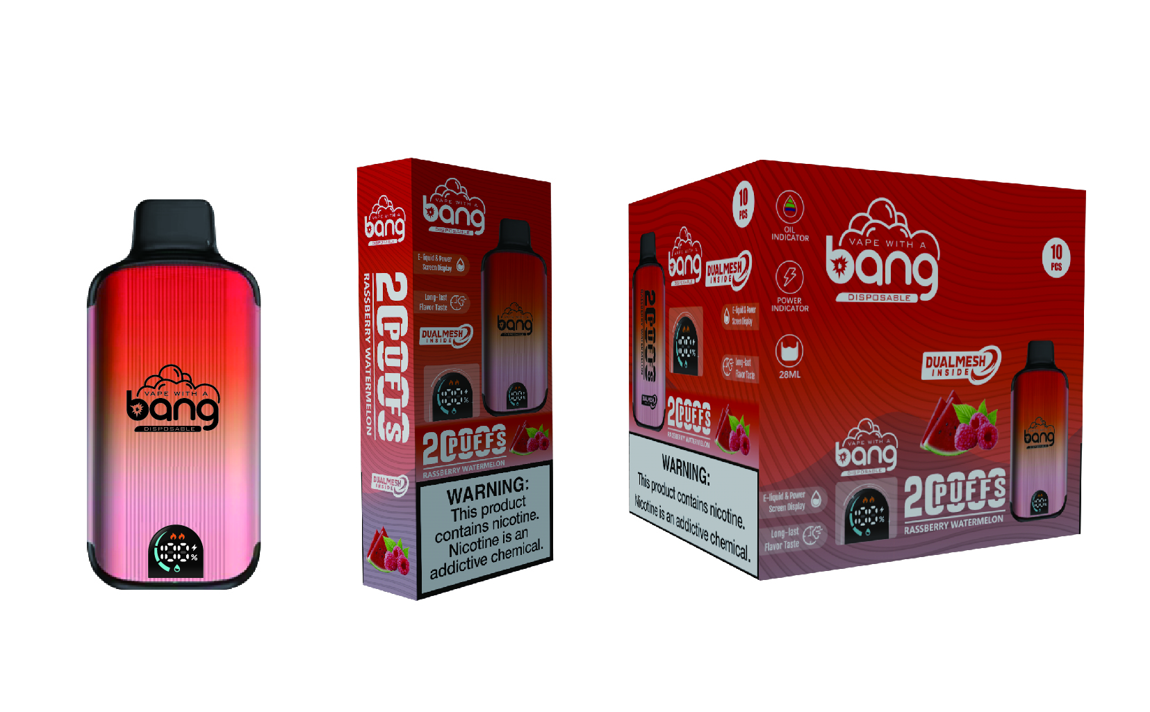 BANG  20000 PUFFS DSK001 in stock 10pcs/set