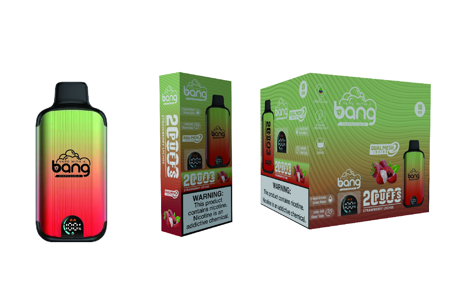 BANG  20000 PUFFS DSK001 in stock 10pcs/set