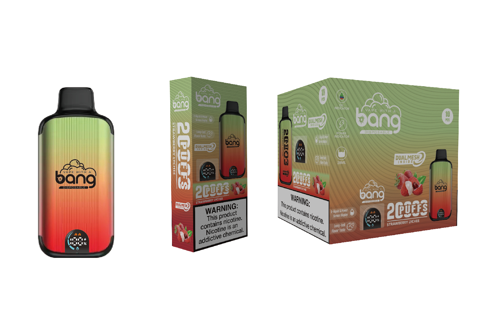 BANG  20000 PUFFS DSK001 in stock 10pcs/set