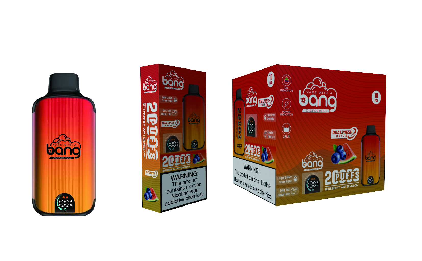 BANG  20000 PUFFS DSK001 in stock 10pcs/set