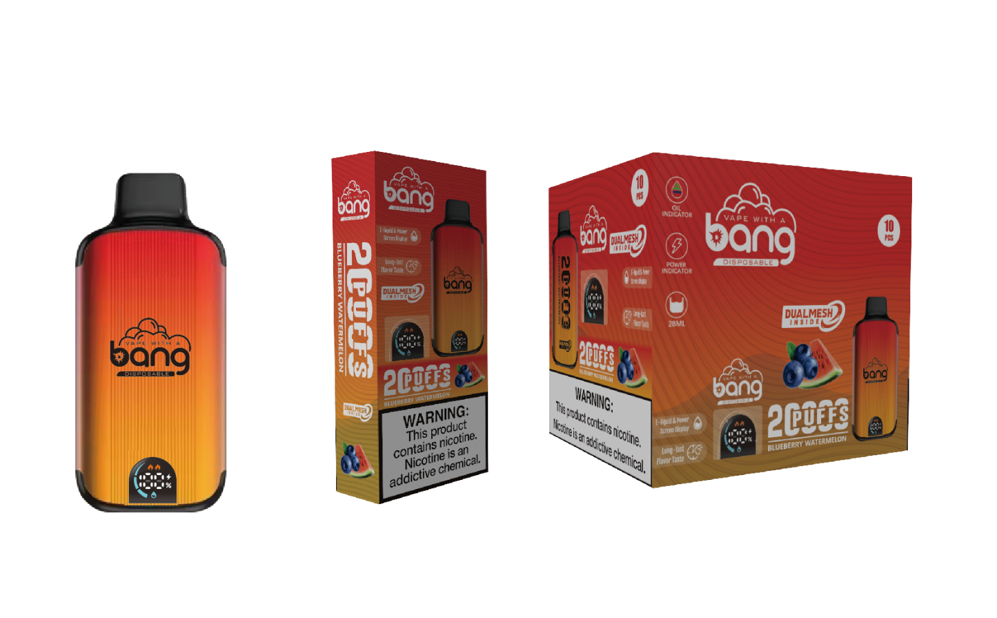 BANG  20000 PUFFS DSK001 in stock 10pcs/set