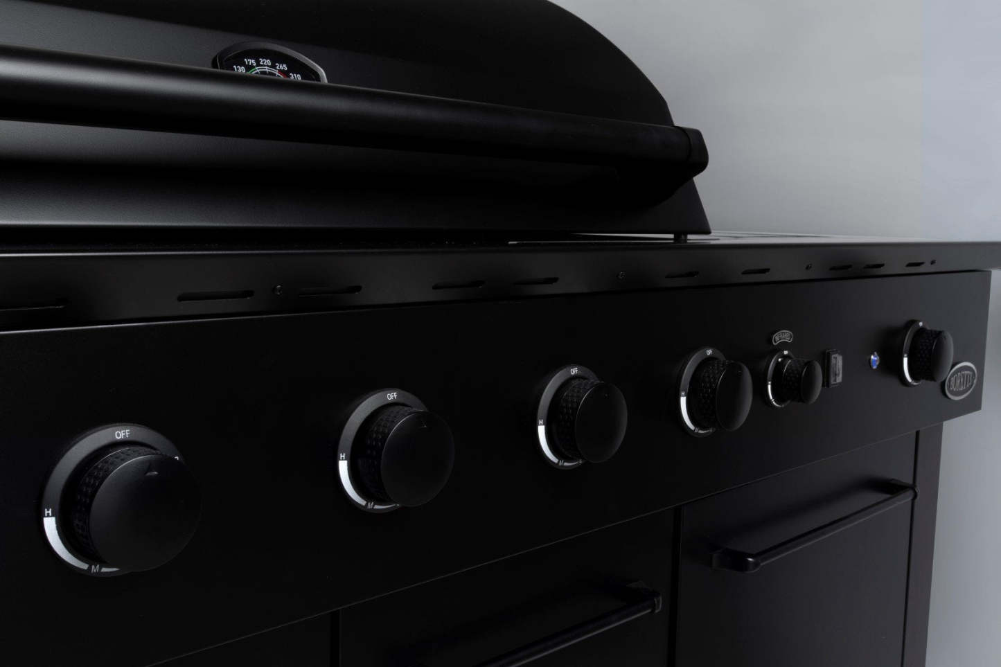 Boretti Luciano Outdoor Kitchen Nero | with Built-in Fridge