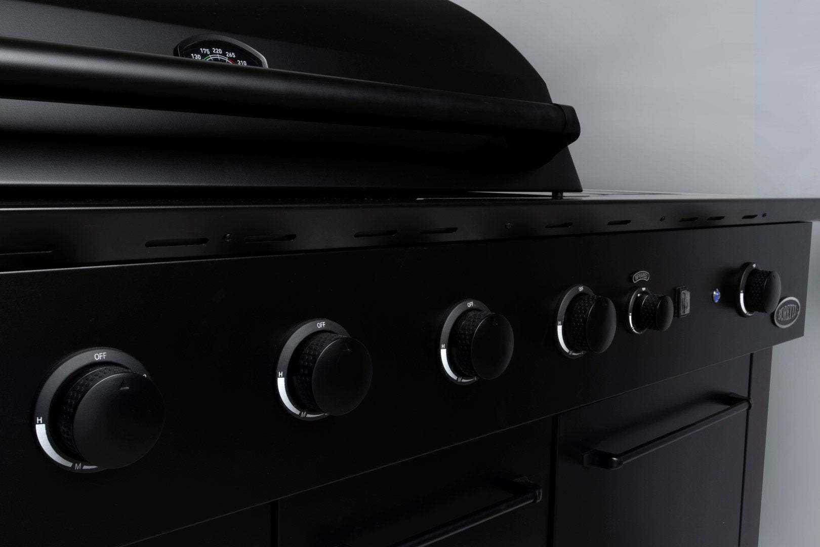 Boretti Luciano Outdoor Kitchen Nero | with Built-in Fridge