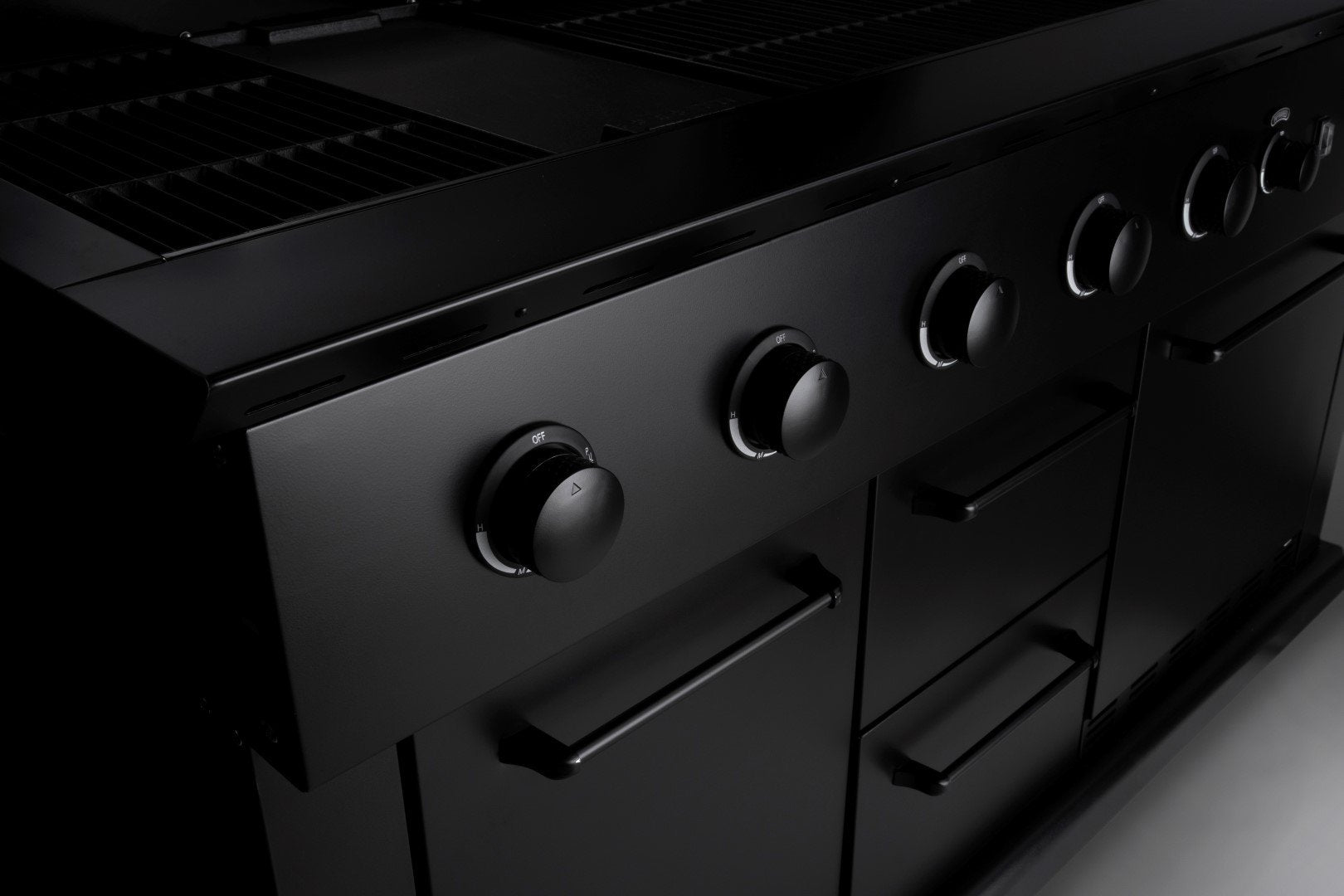 Boretti Luciano Outdoor Kitchen Nero | with Built-in Fridge