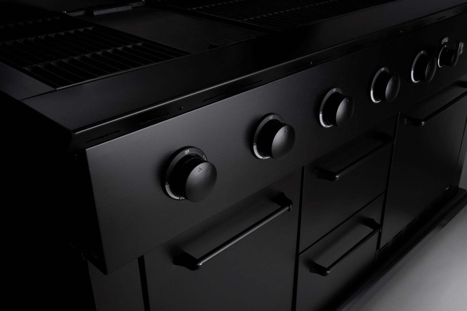 Boretti Luciano Outdoor Kitchen Nero | with Built-in Fridge