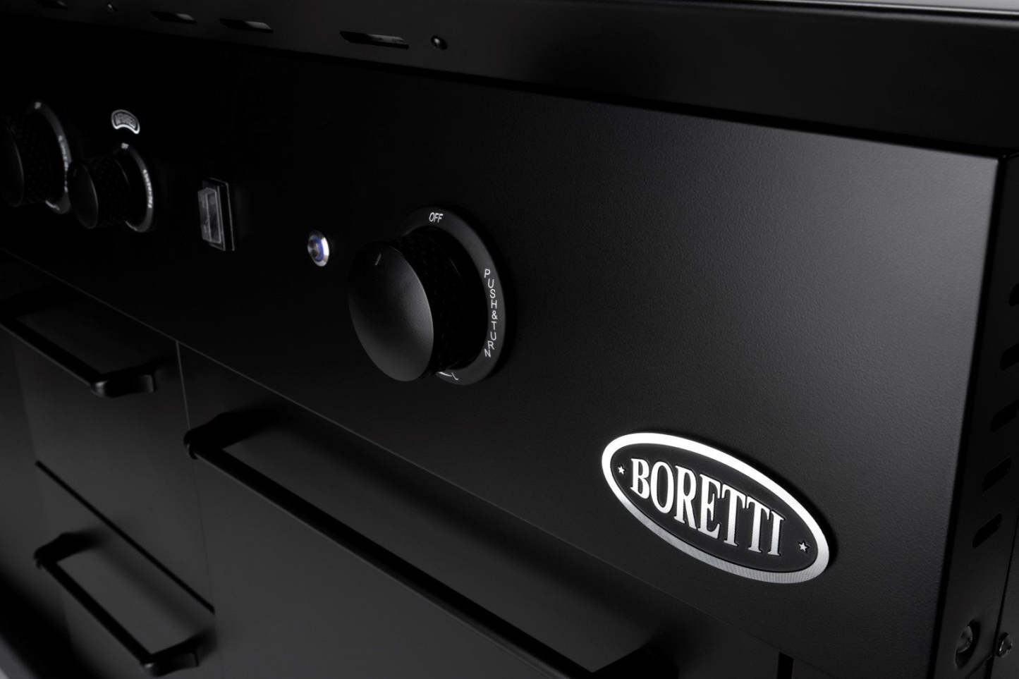 Boretti Luciano Outdoor Kitchen Nero | with Built-in Fridge