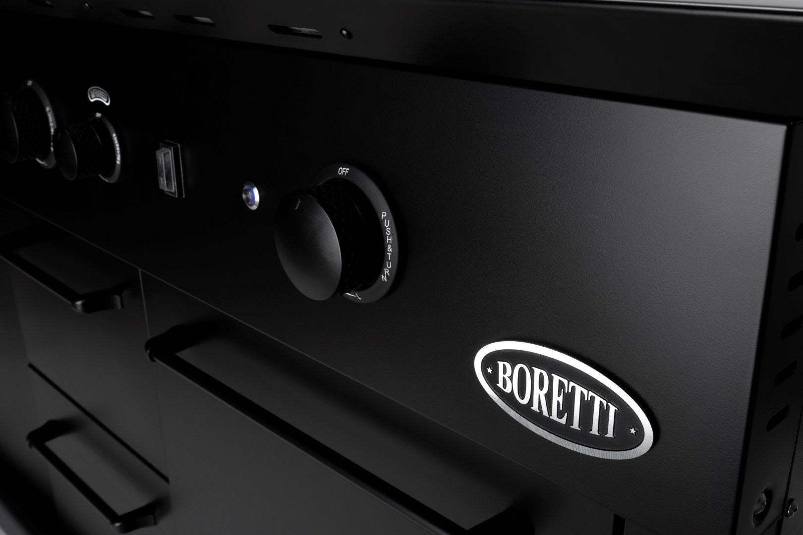 Boretti Luciano Outdoor Kitchen Nero | with Built-in Fridge