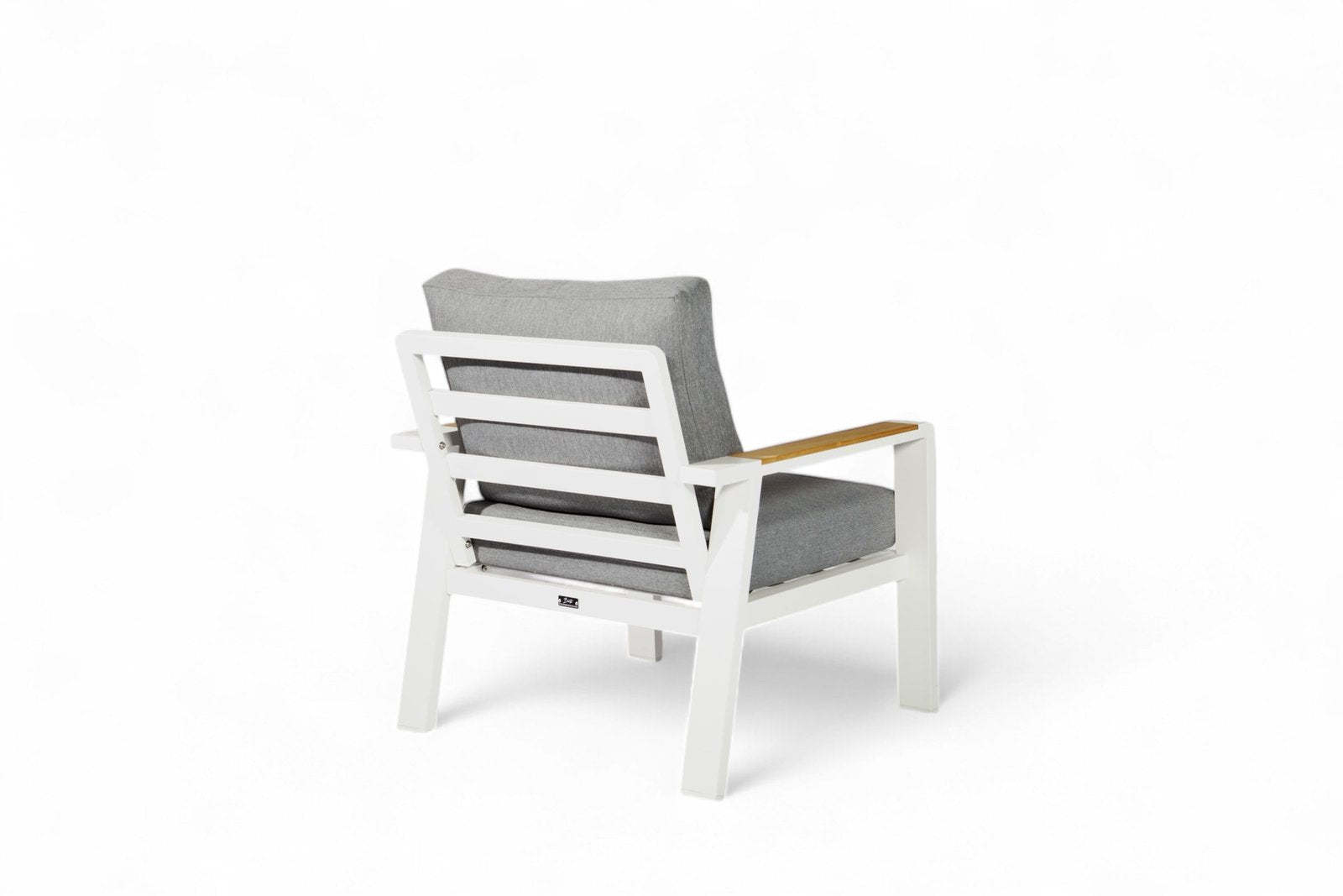 Aluminium Stoel-Bank Loungeset – Wit