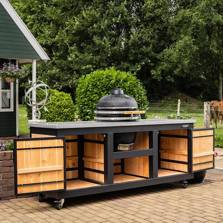 Big Green Egg outdoor kitchen