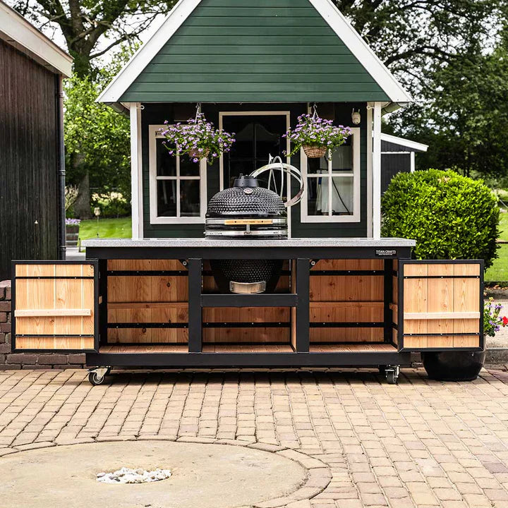 Big Green Egg outdoor kitchen