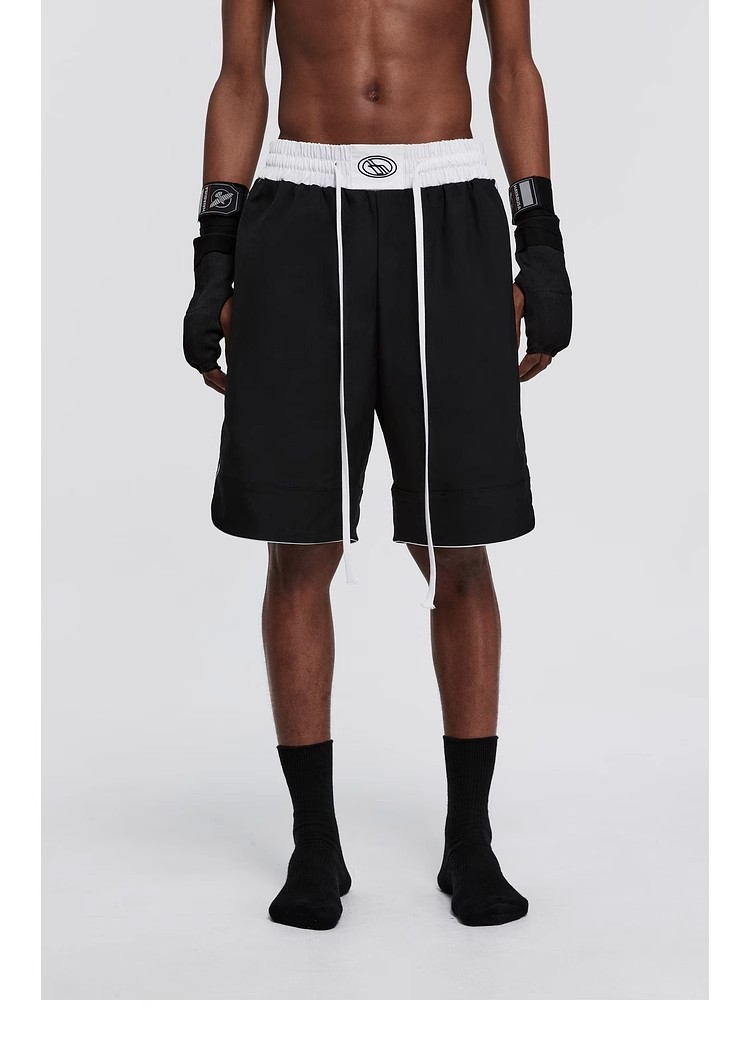 Contrast webbing boxer shorts 103