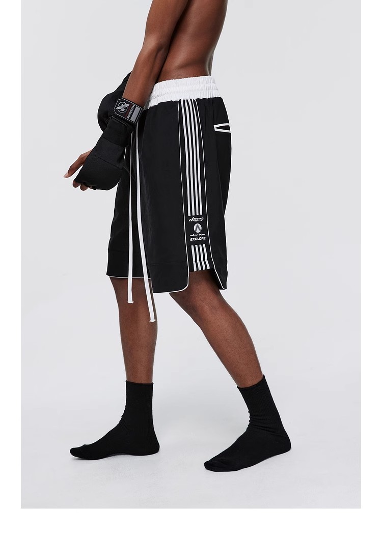 Contrast webbing boxer shorts 103