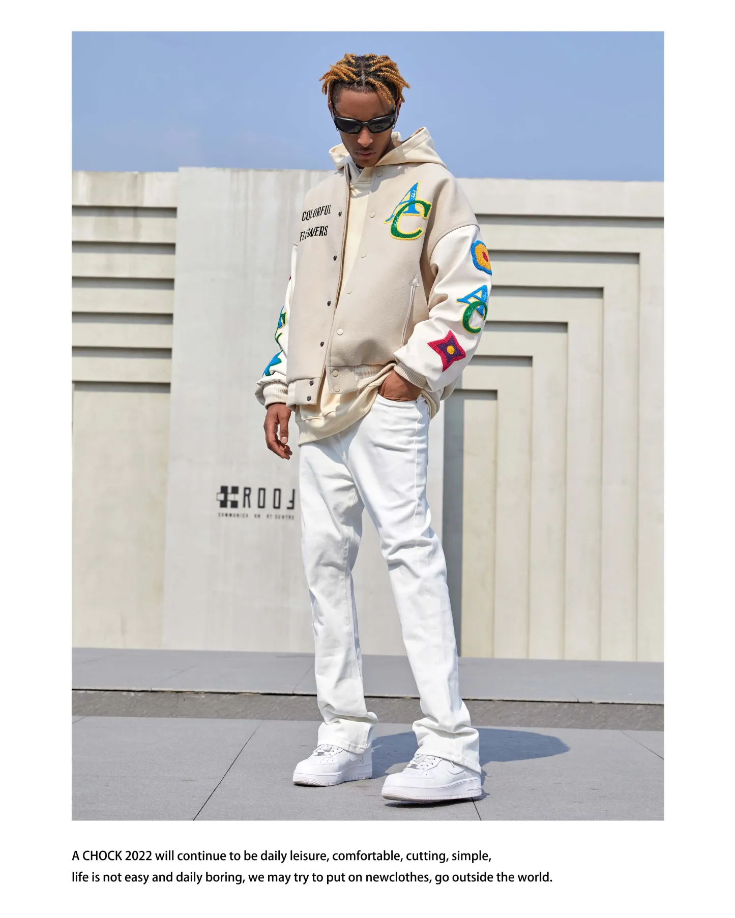 Towel embroidery jacket baseball jacket 111