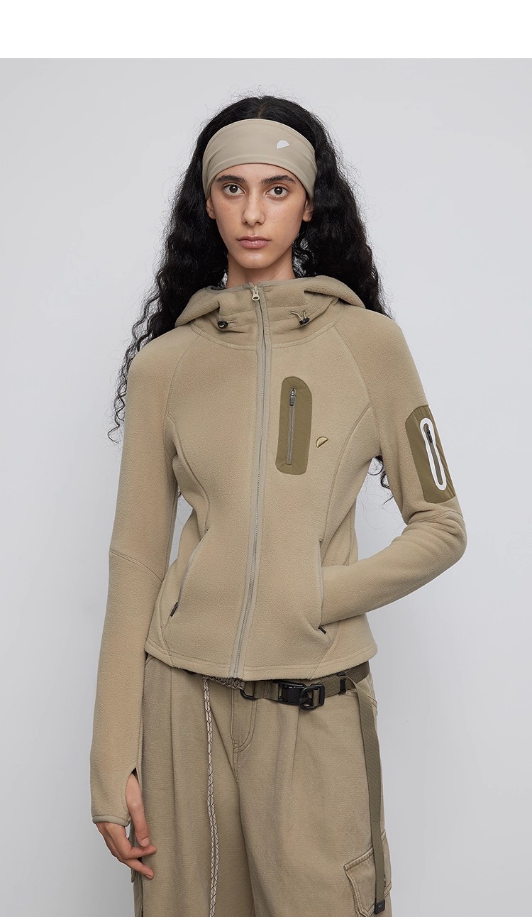 Polar Fleece Zipper Cardigan Sport Jacket 113