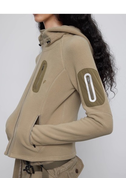 Polar Fleece Zipper Cardigan Sport Jacket 113