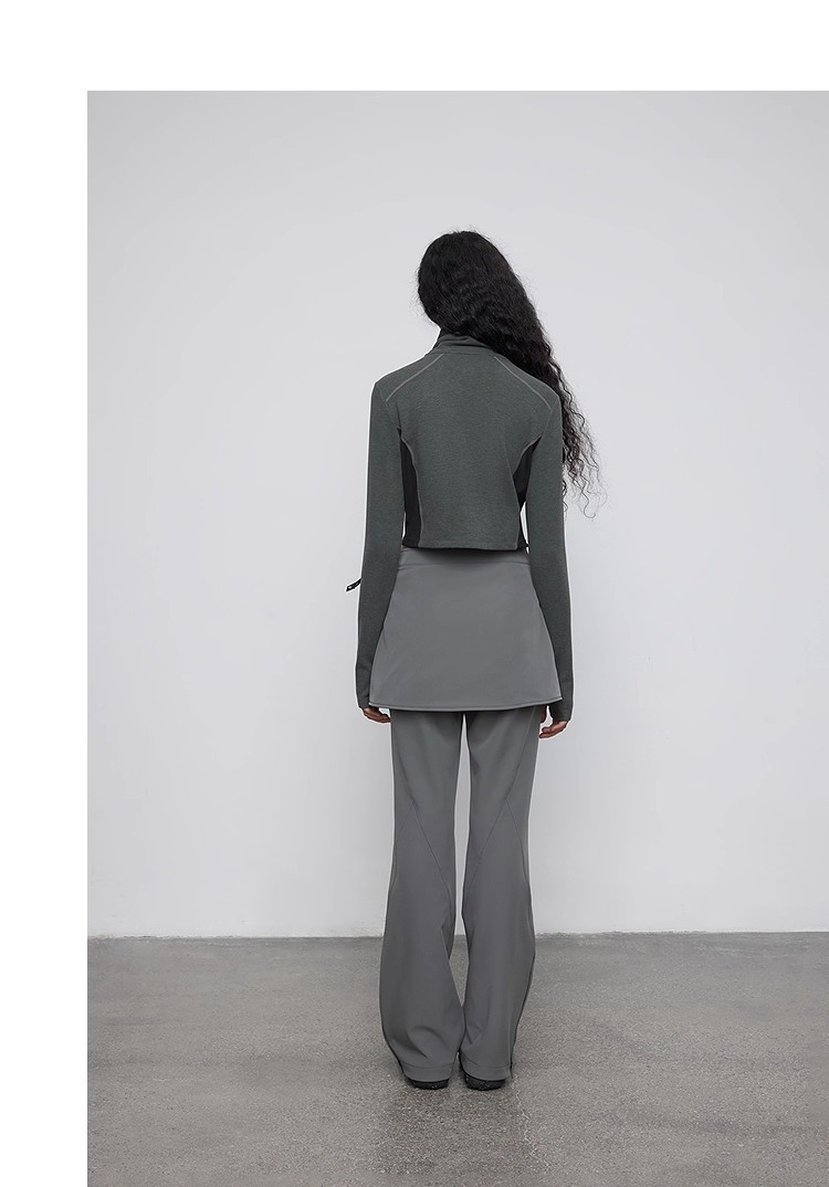 Functional high-neck sports top 115