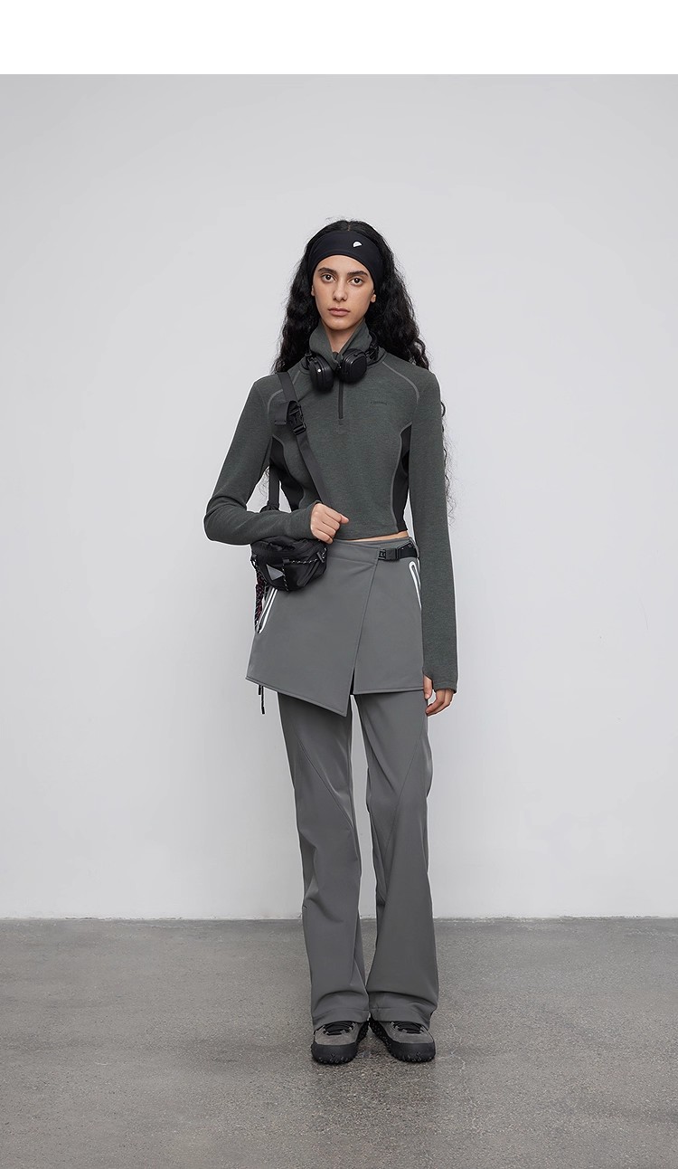 Functional high-neck sports top 115