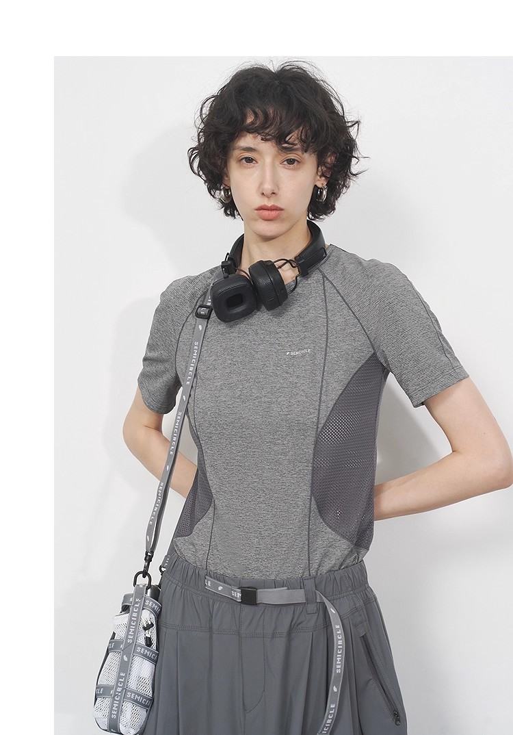 Spliced ​​sports T-shirt 116