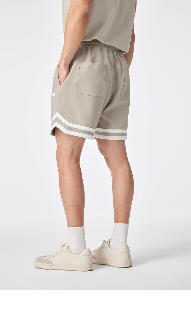 Heavy textured knit shorts 121