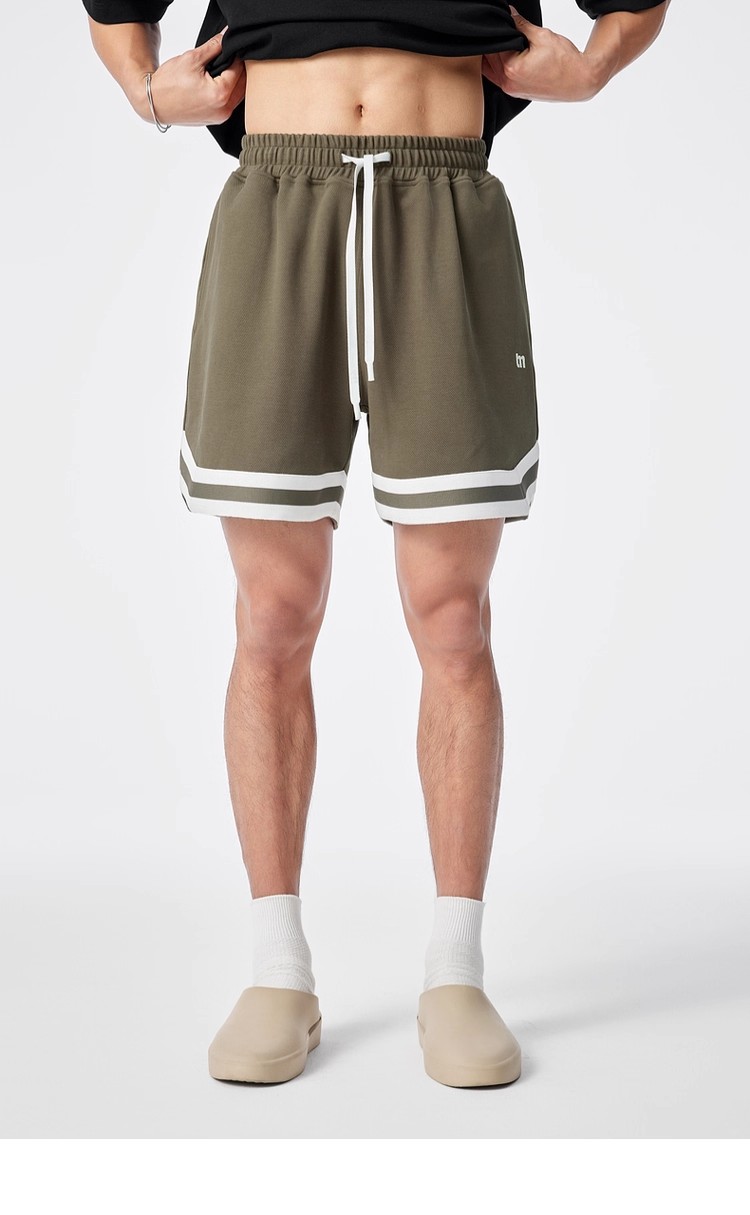 Heavy textured knit shorts 121