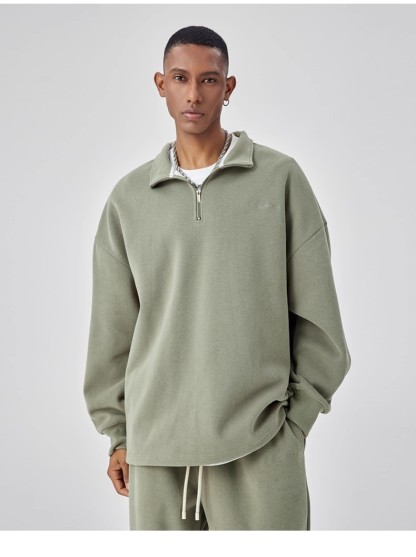 Half-zip sweatshirt suit 125