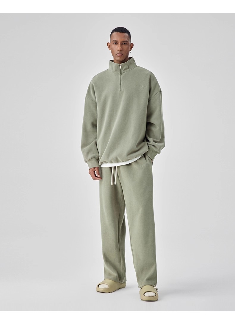 Half-zip sweatshirt suit 125