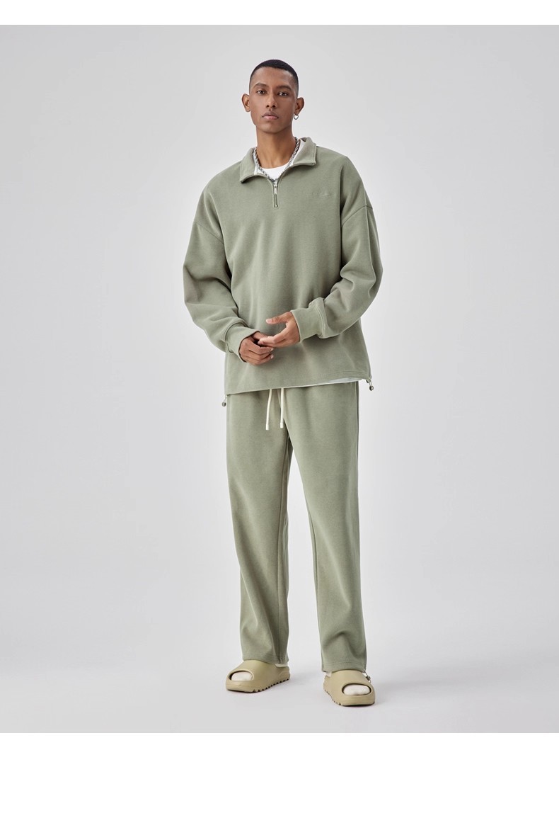 Half-zip sweatshirt suit 125