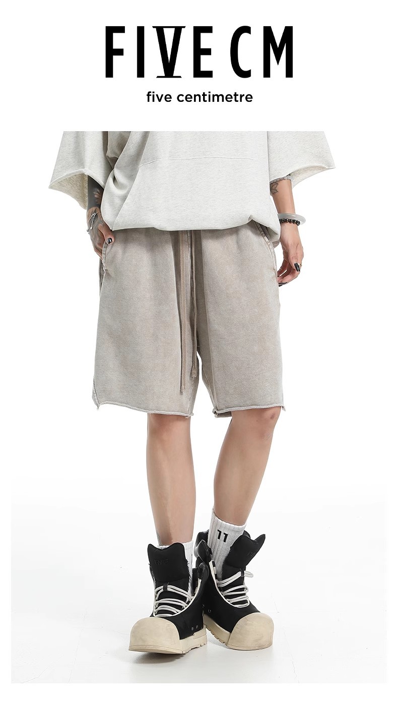 American elastic waist casual shorts 136