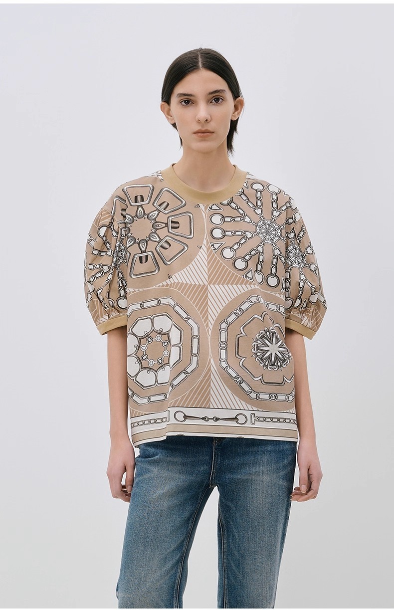 Vintage handkerchief graphic print T-shirt 22