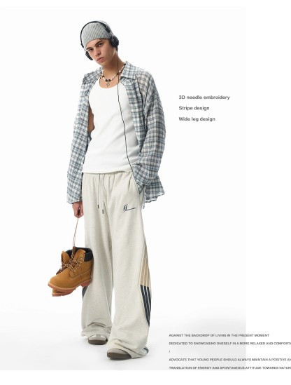 Heavyweight cotton loose sweatpants 28