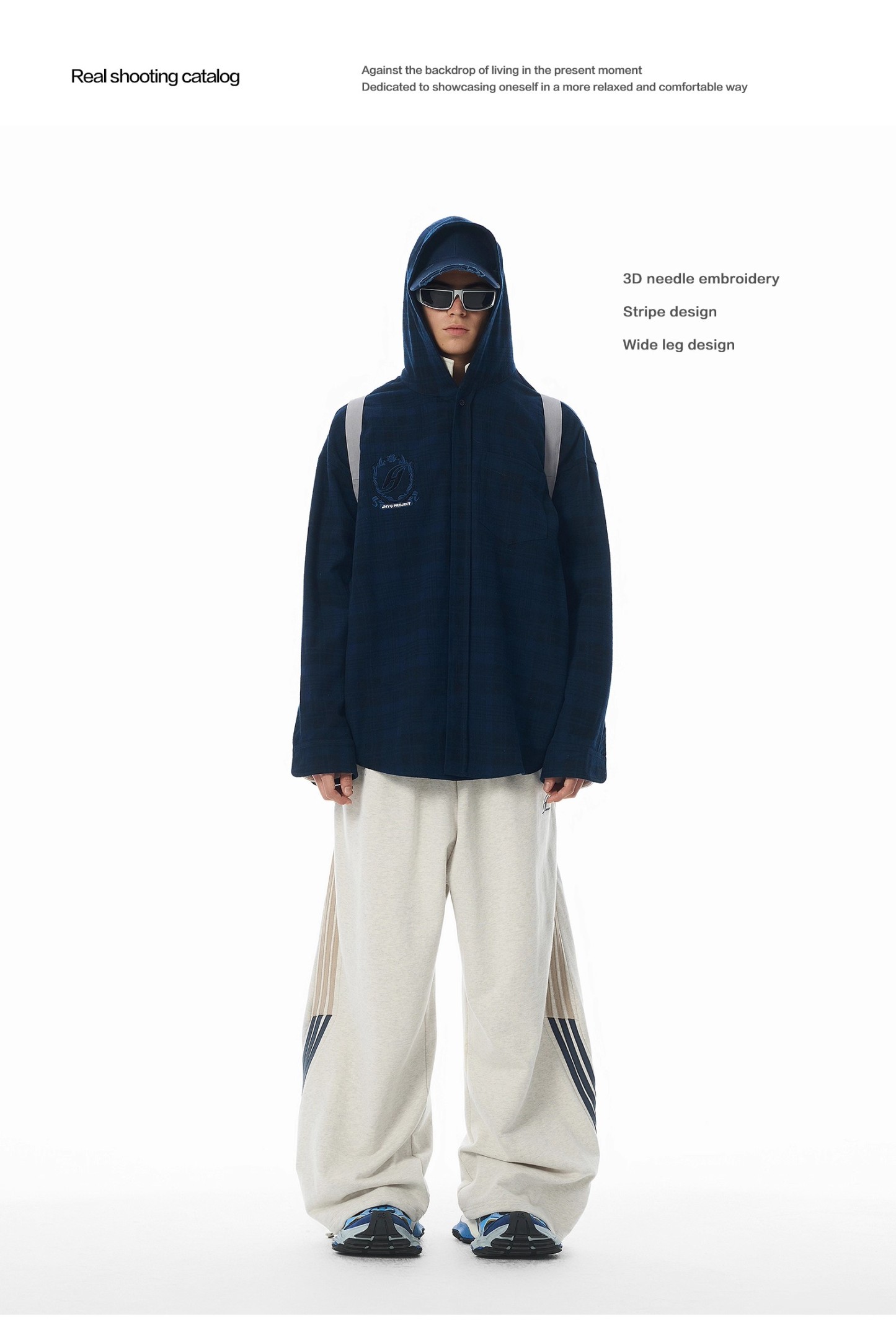 Heavyweight cotton loose sweatpants 28