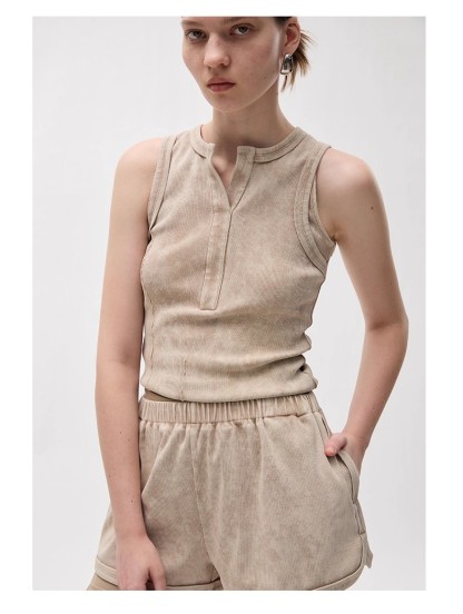 Vintage washed vest 34