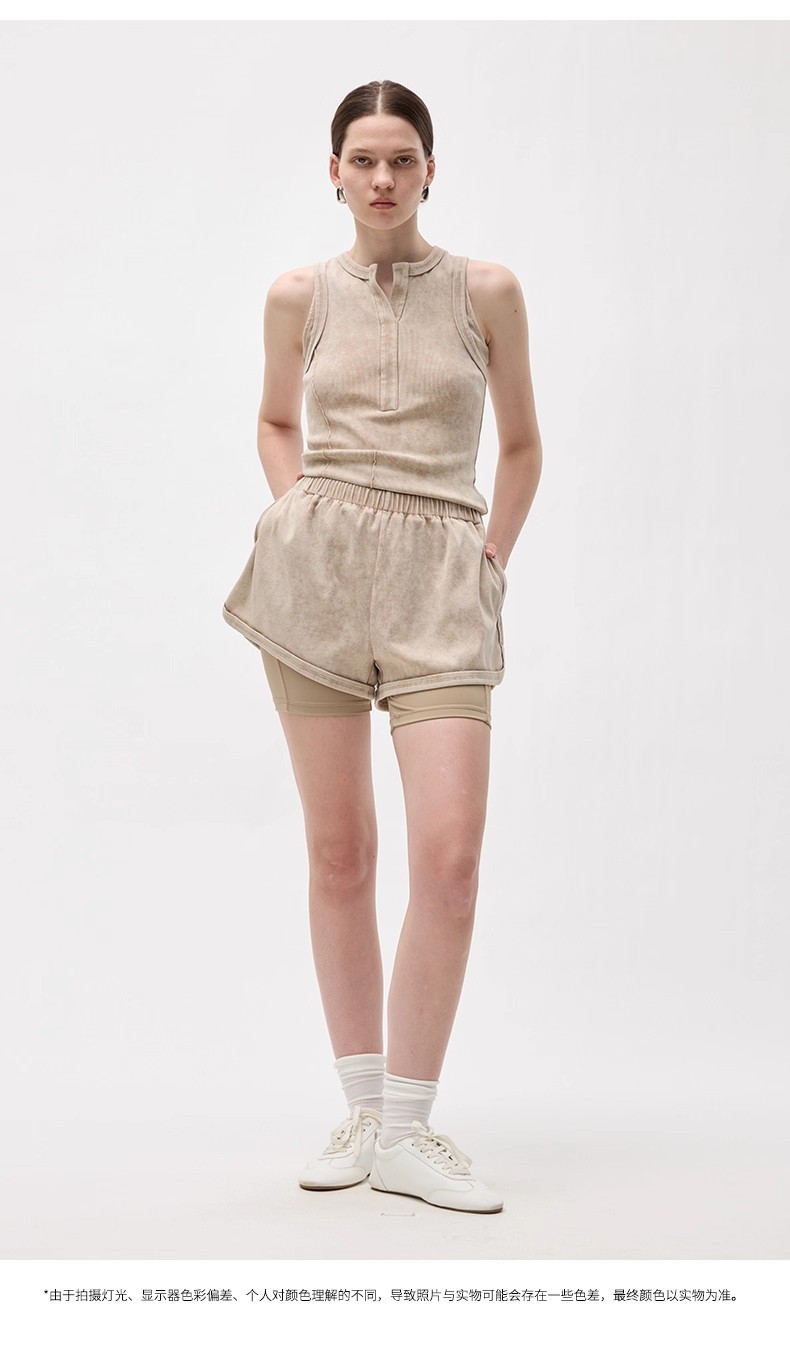 Vintage washed vest 34