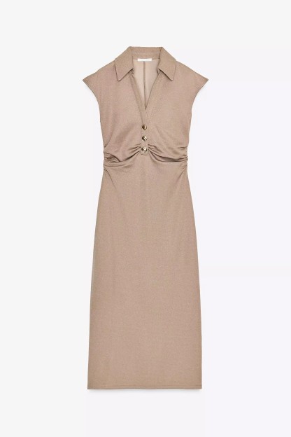 POLO collar slim dress 56