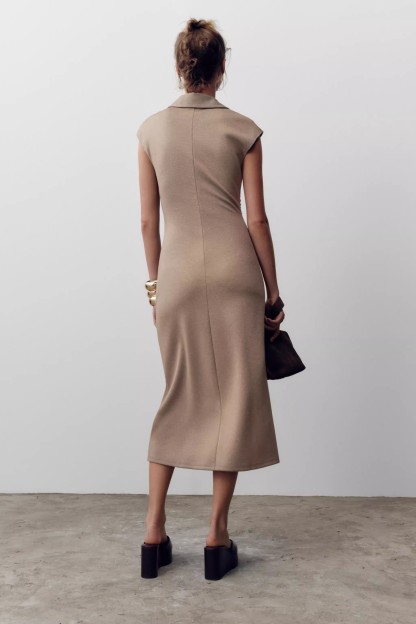 POLO collar slim dress 56